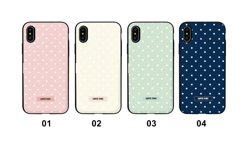 韓國直送 | C41 小波點 - 放卡手機殼 iPhone/ Samsung Galaxy
