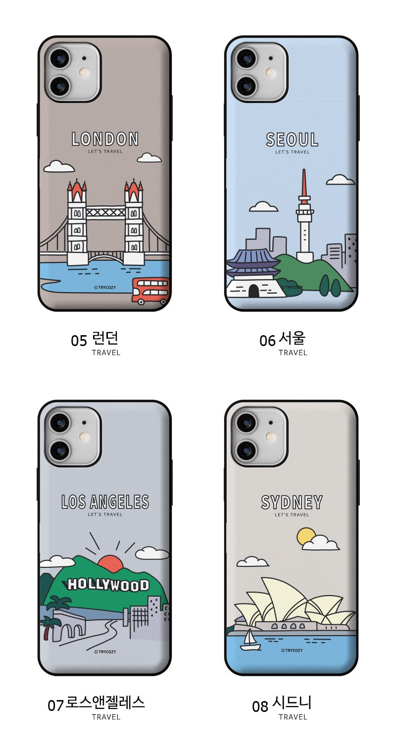韓國直送 | C64 TRAVEL CARD - 放卡手機殼 iPhone/ Samsung Galaxy
