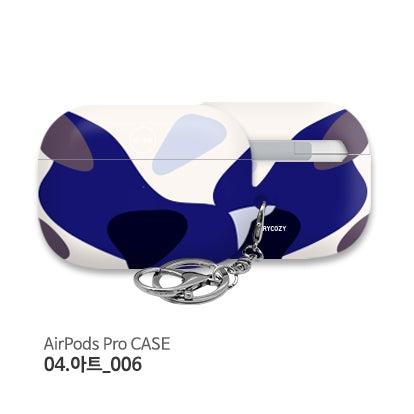韓國直送 | A09 幾何圖案 - AirPods Pro 1/2代保護殼 (送掛扣)