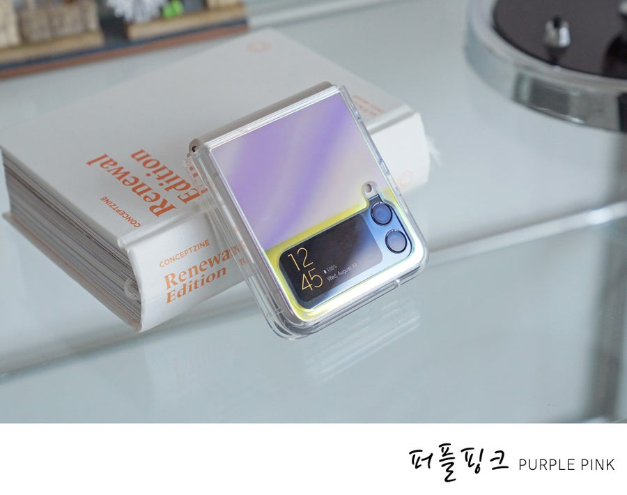 韓國直送 | ZF12 炫光半鏡面手機殼 Galaxy Z Flip3 5G