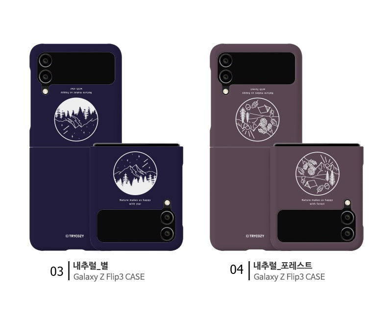 韓國直送 | ZF2 ✰ 3D 包邊手機殼 Galaxy Z Flip5 /Z Flip4 / Z Flip3 5G