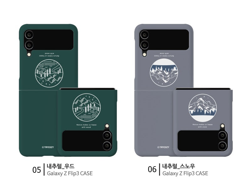 韓國直送 | ZF2 ✰ 3D 包邊手機殼 Galaxy Z Flip5 /Z Flip4 / Z Flip3 5G