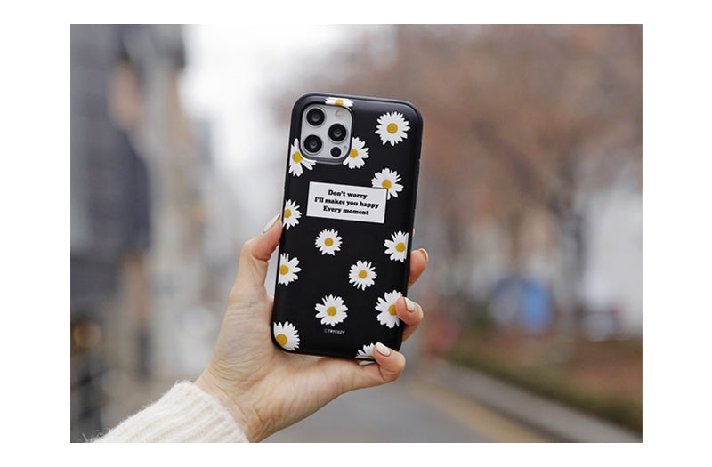 韓國直送 | C55 DAISY - 放卡手機殼 iPhone/ Samsung Galaxy