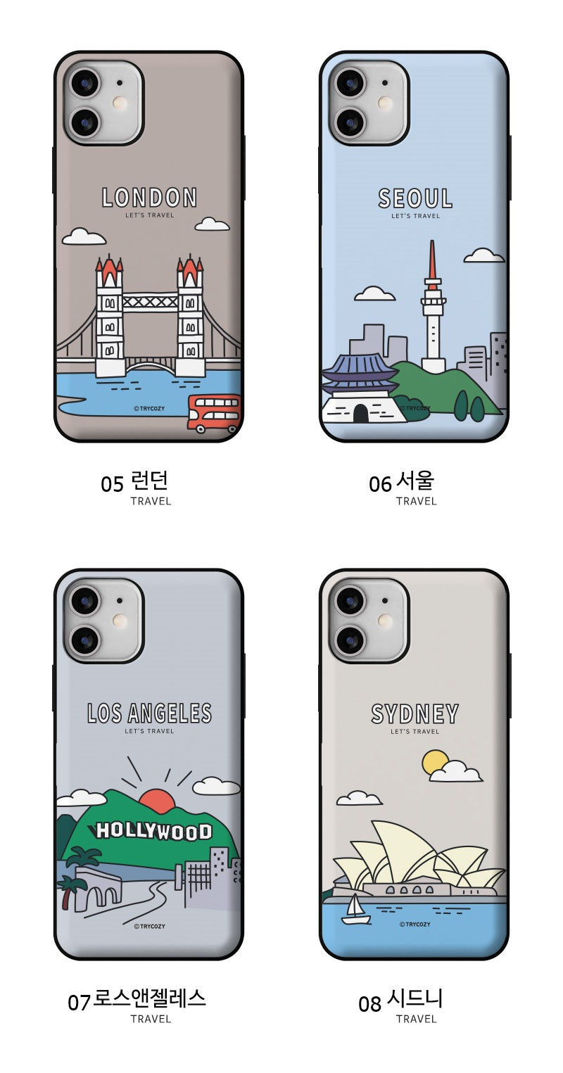 韓國直送 | C64 TRAVEL CARD - 放卡手機殼 iPhone/ Samsung Galaxy
