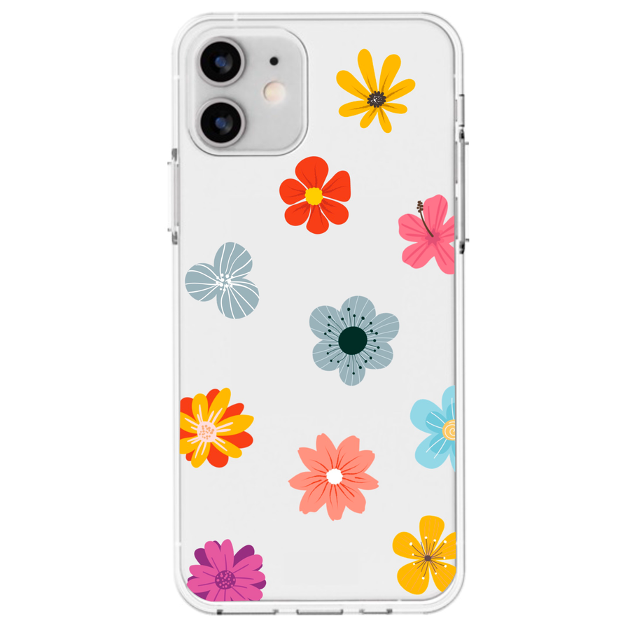 自家製作 | 【Bright Floral 03】輕薄透明殼 iPhone / Samsung 適用