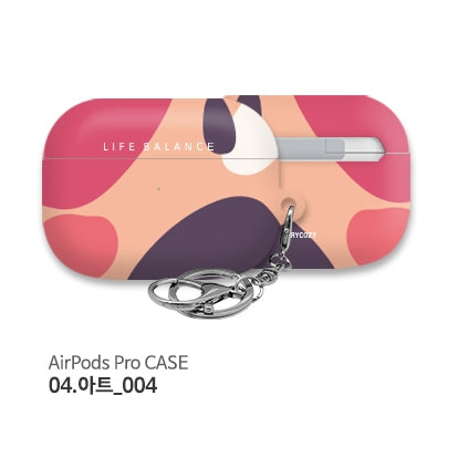 韓國直送 | A09 幾何圖案 - AirPods Pro 1/2代保護殼 (送掛扣)