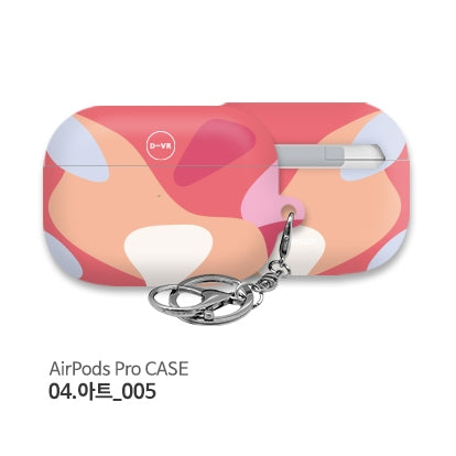 韓國直送 | A09 幾何圖案 - AirPods Pro 1/2代保護殼 (送掛扣)