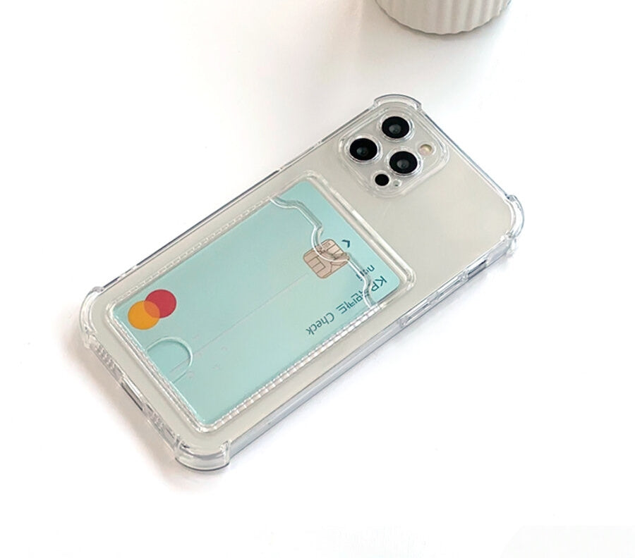 ROAR | Card Pocket 一體插卡透明殼 iPhone / Samsung Galaxy 系列