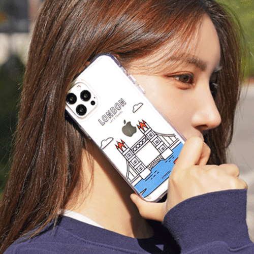 韓國直送 | JA01 TRAVEL CARD - 防撞透明手機殼 iPhone / Samsung Galaxy 系列