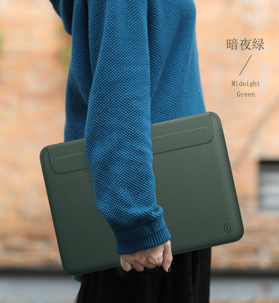WIWU |《SkinPro II》簡約纖薄皮革袋  MacBook 系列/ 12"-16"手提電腦通用