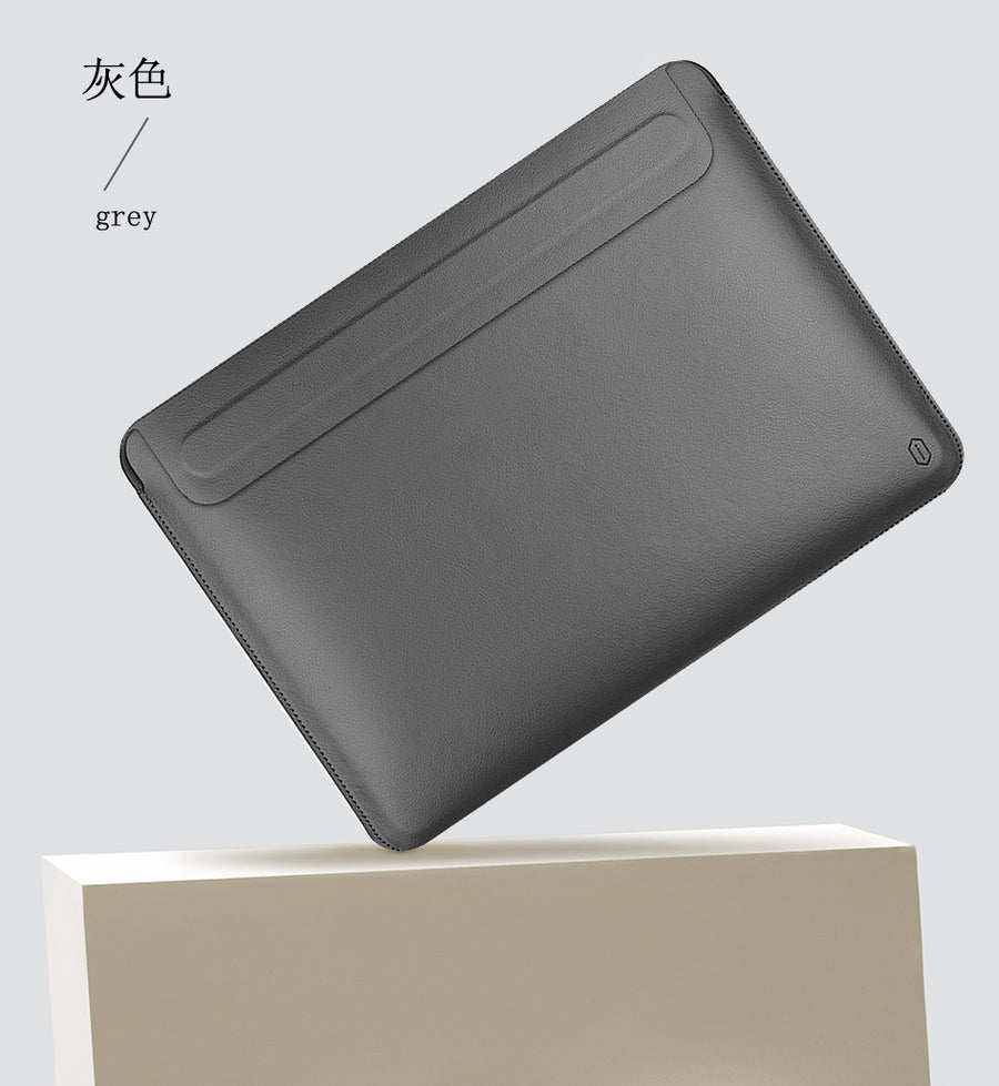 WIWU |《SkinPro II》簡約纖薄皮革袋  MacBook 系列/ 12"-16"手提電腦通用