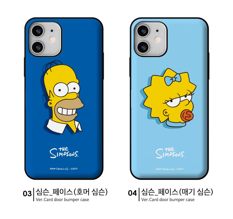 韓版正品直送 |【The Simpsons】阿森一族頭像 - 放卡手機殼 iPhone/ Samsung Galaxy