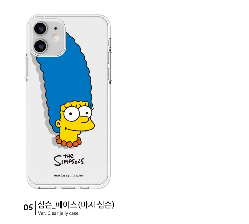 韓版正品直送 |【The Simpsons】阿森一族頭像 - 透明手機軟殼 iPhone / Samsung Galaxy 系列